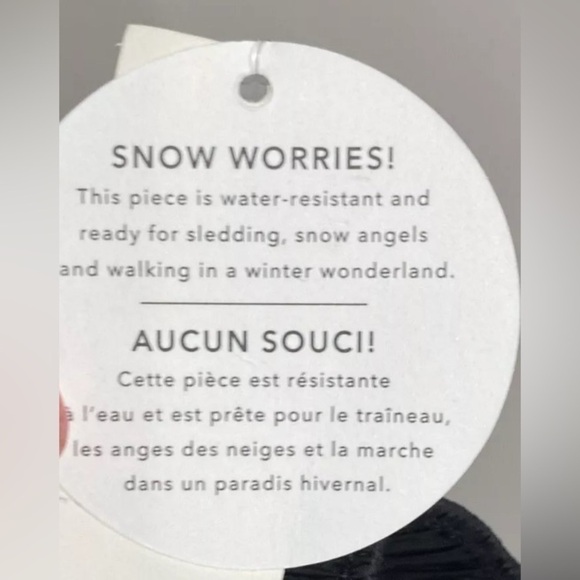 Aerie Offline Chillside Snow Ski Puffer Black Pants Warm Elastic Waist Sz M - Picture 9 of 9